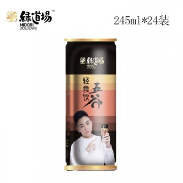 綠道場(chǎng)學(xué)生五谷雜糧飲料早餐245ml24罐裝